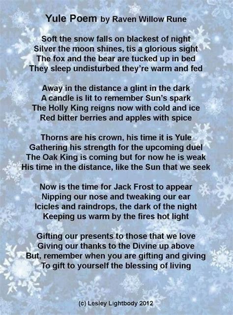 A Tapestry of Yule: Pagan Poetry in Celebration of Winter Solstice